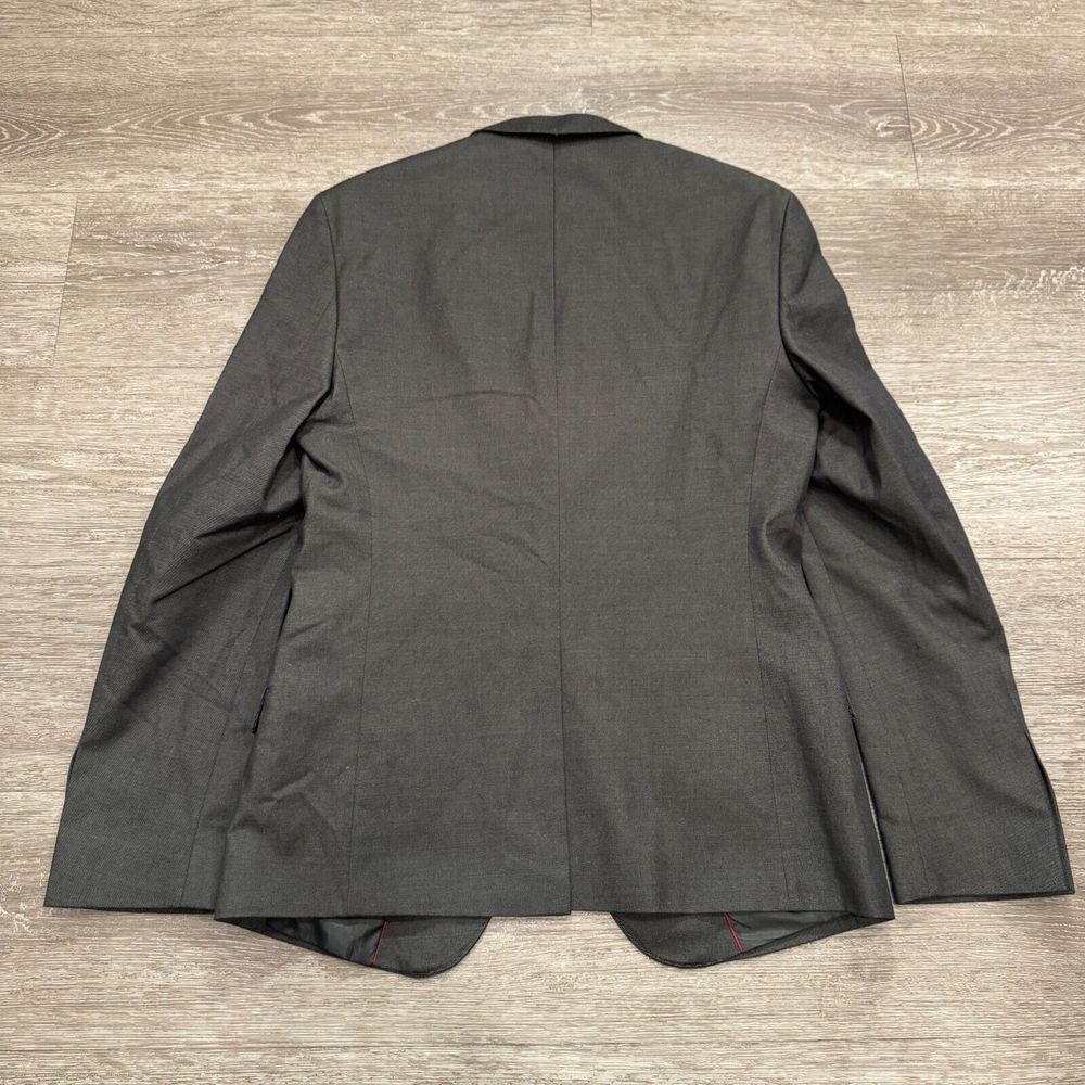 Zara Men's Dark Charcoal Single-Breasted Blazer - Picture 9 of 16